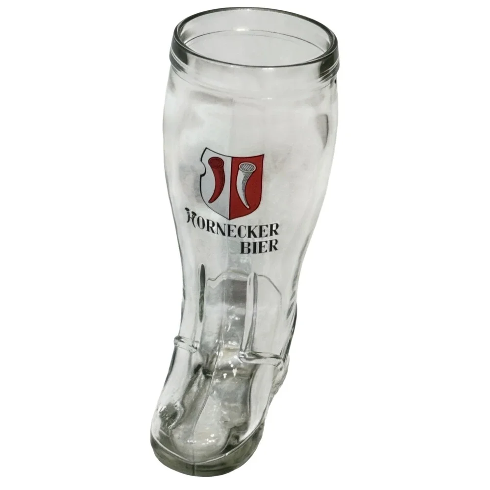 Hornecker Bier Glass Boot Das Boot German Beer Mug Barware Clear Glass